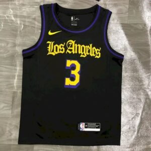 Maillot Homme Anthony Davis 2020-21 Black Swingman Player Jersey – Noche Latina