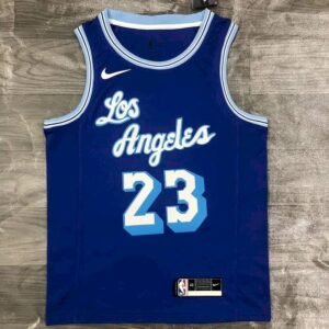 Maillot Homme LeBron James Royal Retro Classics 2020-21 Swingman Player Jersey – Classic Edition