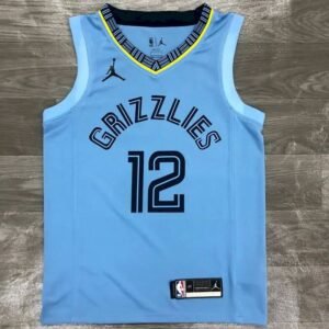 Maillot Homme Ja Morant Light Blue 2020-21 Swingman Player Jersey – Statement Edition