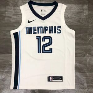 Maillot Homme Ja Morant White 2020-21 Swingman Player Jersey – Association Edition