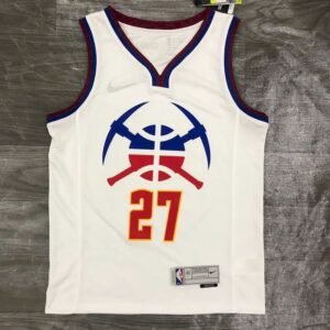 Maillot Homme Jamal Murray White 2020-21 Swingman Player Jersey – Earned Edition