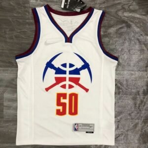 Maillot Homme Aaron Gordon White 2020-21 Swingman Player Jersey – Earned Edition