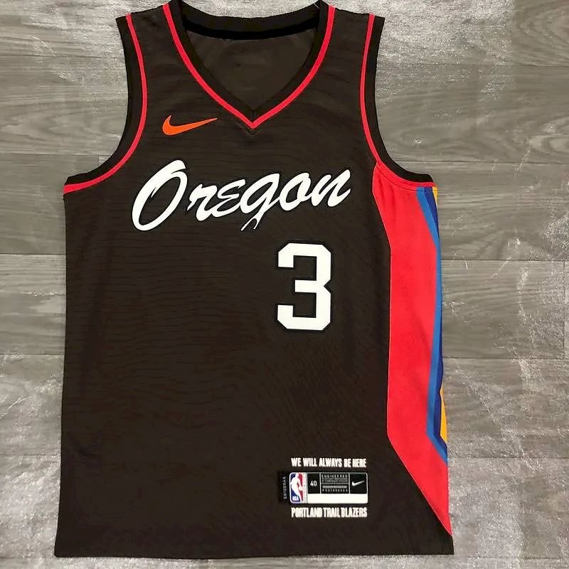 Maillot Homme C.J. McCollum Brown 2020-21 Player Swingman Jersey – City Edition
