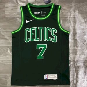 Maillot Homme Jaylen Brown Green 2020-21 Swingman Player Jersey – Earned Edition