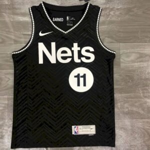 Maillot Homme Kyrie Irving Black 2020-21 Swingman Player Jersey – Earned Edition