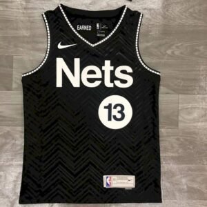 Maillot Homme James Harden Black 2020-21 Swingman Player Jersey – Earned Edition