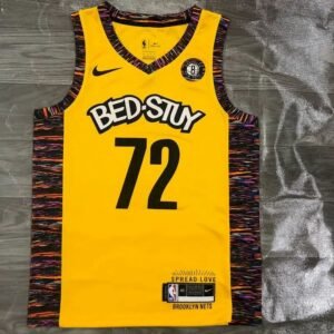 Maillot Homme Kevin Durant Yellow Swingman Player Jersey – Spread Love