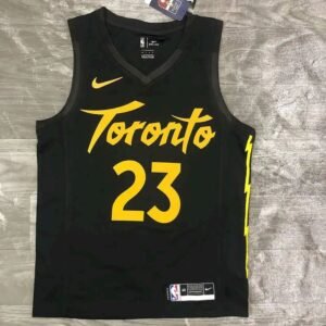 Maillot Homme Fred VanVleet Black Swingman Player Jersey – City Edition