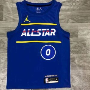 Maillot Homme Jayson Tatum All-Star 2021 Blue Swingman Player Jersey