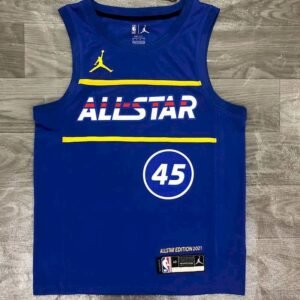 Maillot Homme Donovan Mitchell All-Star 2021 Blue Swingman Player Jersey