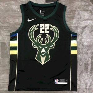 Maillot Homme Khris Middleton 2020-21 Black Swingman Jersey – Icon Edition
