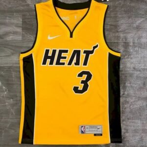 Maillot Homme Dwyane Wade Gold 2020-21 Swingman Player Jersey – Earned Edition