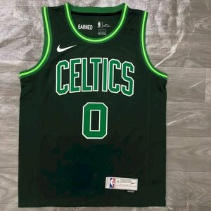 Maillot Homme Jayson Tatum Green 2020-21 Swingman Player Jersey – Earned Edition