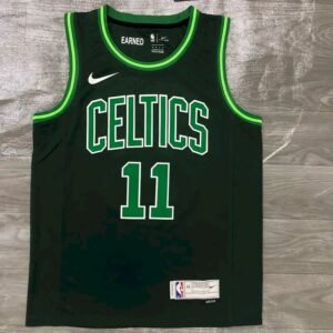 Maillot Homme Kyrie Irving Green 2020-21 Swingman Player Jersey – Earned Edition