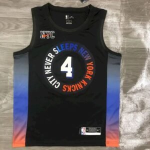 Maillot Homme Derrick Rose Black 2020-21 Swingman Player Jersey – City Edition