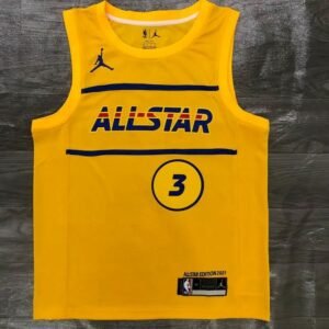 Maillot Homme Chris Paul All-Star 2021 Yellow Swingman Player Jersey