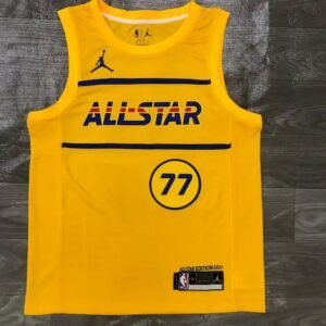 Maillot Homme Luka Don?i? All-Star 2021 Yellow Swingman Player Jersey