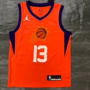 Maillot Homme Steve Nash Orange Finished Swingman Player Jersey – Statement Edition