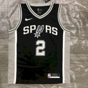 Maillot Homme Kawhi Leonard Black Swingman Player Jersey – Icon Edition