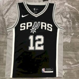 Maillot Homme LaMarcus Aldridge Black Swingman Player Jersey – Icon Edition