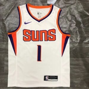 Maillot Homme Devin Booker White 2019-20 Swingman Player Jersey – Association Edition