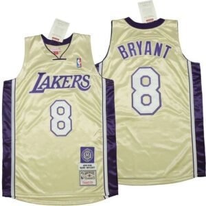 Kobe Bryant Gold Hall of Fame Class of 2020 #8 Authentic Retro Classics