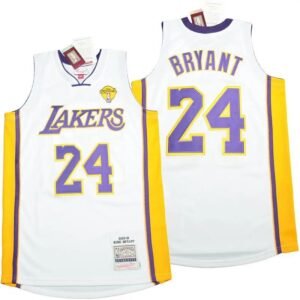 Kobe Bryant #24 White 2009-10 Retro Classics Authentic Jersey