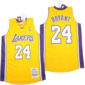 Kobe Bryant #24 Gold Retro Classics 2008-09 Authentic Jersey