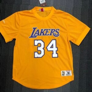 Shaquille O’Neal Mens Yellow Player Jersey – Throwback Edition