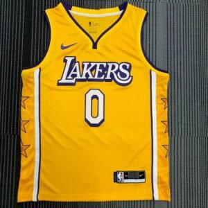 Russell Westbrook Mens Yellow Swingman Team Jersey – City Edition