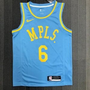 LeBron James Mens Blue Swingman Team Jersey – MPLS Classical Edition