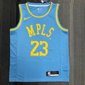 LeBron James Mens Blue Swingman Team Jersey – MPLS Classical Edition
