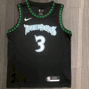 Stephon Marbury Mens Black Swingman Team Jersey – Classic Edition