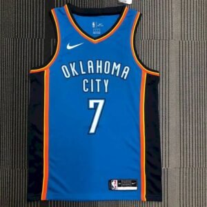 Carmelo Anthony Mens Blue Swingman Team Jersey – Icon Edition