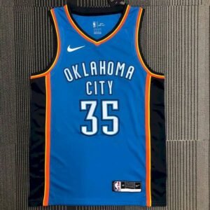 Kevin Durant Mens Blue Swingman Team Jersey – Icon Edition