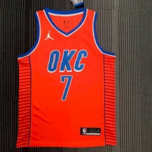 Carmelo Anthony Mens Orange Swingman Team Jersey – Statement Edition