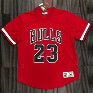 Michael Jordan Mens Red Player Jersey – Throwback Edition