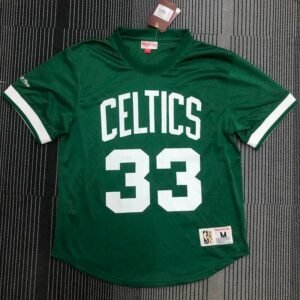 Larry Bird Mens Green Player Jersey – Throwback Edition
