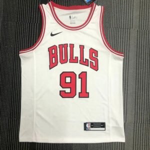 Dennis Rodman Mens White Swingman Team Jersey – Association Edition