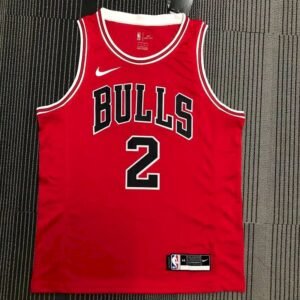 Lonzo Ball Mens Red Swingman Team Jersey – Icon Edition