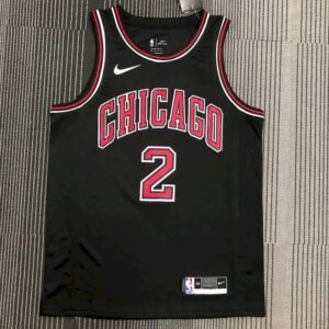 Lonzo Ball Mens Black Swingman Team Jersey – Statement Edition