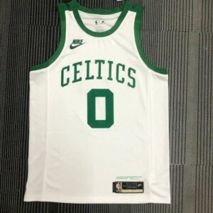 Jayson Tatum Mens White 2021-22 75th Anniversary Jersey – Classic Edition