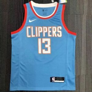 Paul George Mens Blue Swingman Team Jersey – City Edition