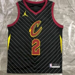 Kyrie Irving Mens Black Swingman Team Jersey – Statement Edition