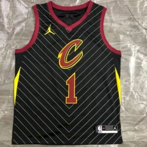 Derrick Rose Mens Black Swingman Team Jersey – Statement Edition