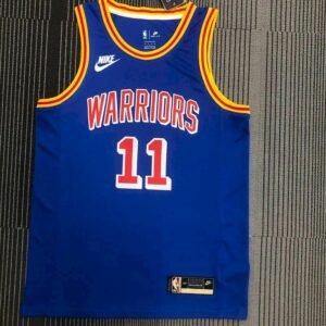Klay Thompson Mens Blue 2021-22 75th Anniversary Jersey – Classic Edition