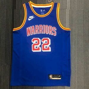 Andrew Wiggins Mens Blue 2021-22 75th Anniversary Jersey – Classic Edition
