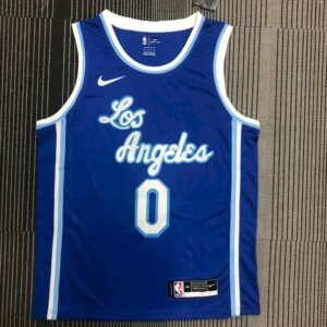Maillot Homme Russell Westbrook 2021 Blue Player Jersey – Classic Edition
