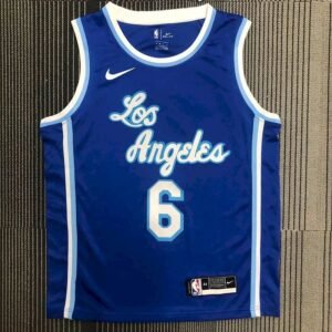 Maillot Homme LeBron James 2021 Blue Player Jersey – Classic Edition