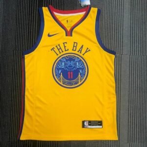 Maillot Homme Klay Thompson Yellow Swingman Player Jersey – City Edition